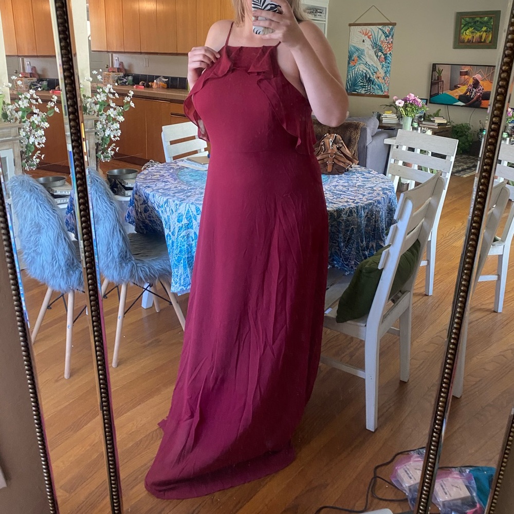 J’aime Floor length bridesmaids dress